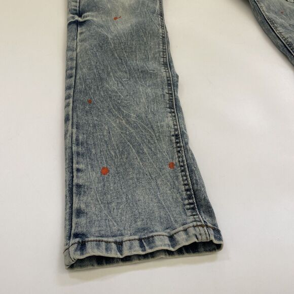 Evolution in Design Jeans Men's 38x32 Distressed Color Splash Y2K Hip Hop Skater - Picture 3 of 13